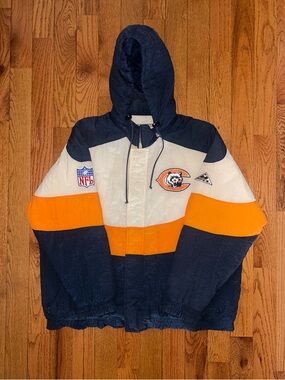 Chicago Bears Pro Line Apex One Puffer Jacket Size XL